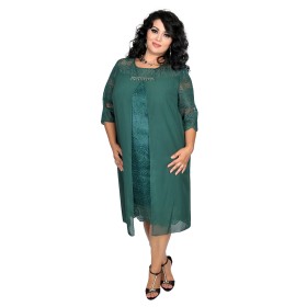 Rochie de ocazie Olivia, model 226RRRR75 (Verde)