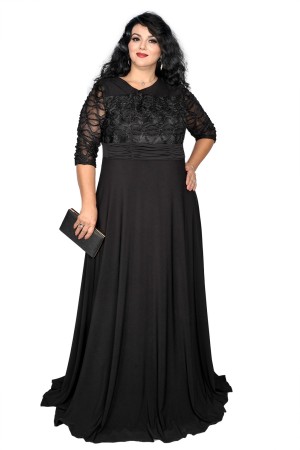 Rochie de seara Diaz, model 11922 (Negru)