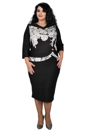 Rochie Gabriela, model 12113KA40 (Negru)