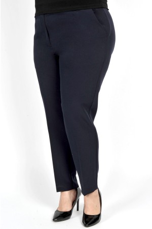 Pantalon clasic elegant, model 44550 (Bleumarin)