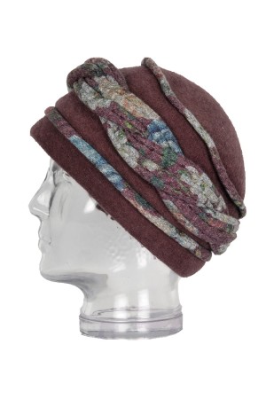 Caciula eleganta tip turban, groasa, model 7088